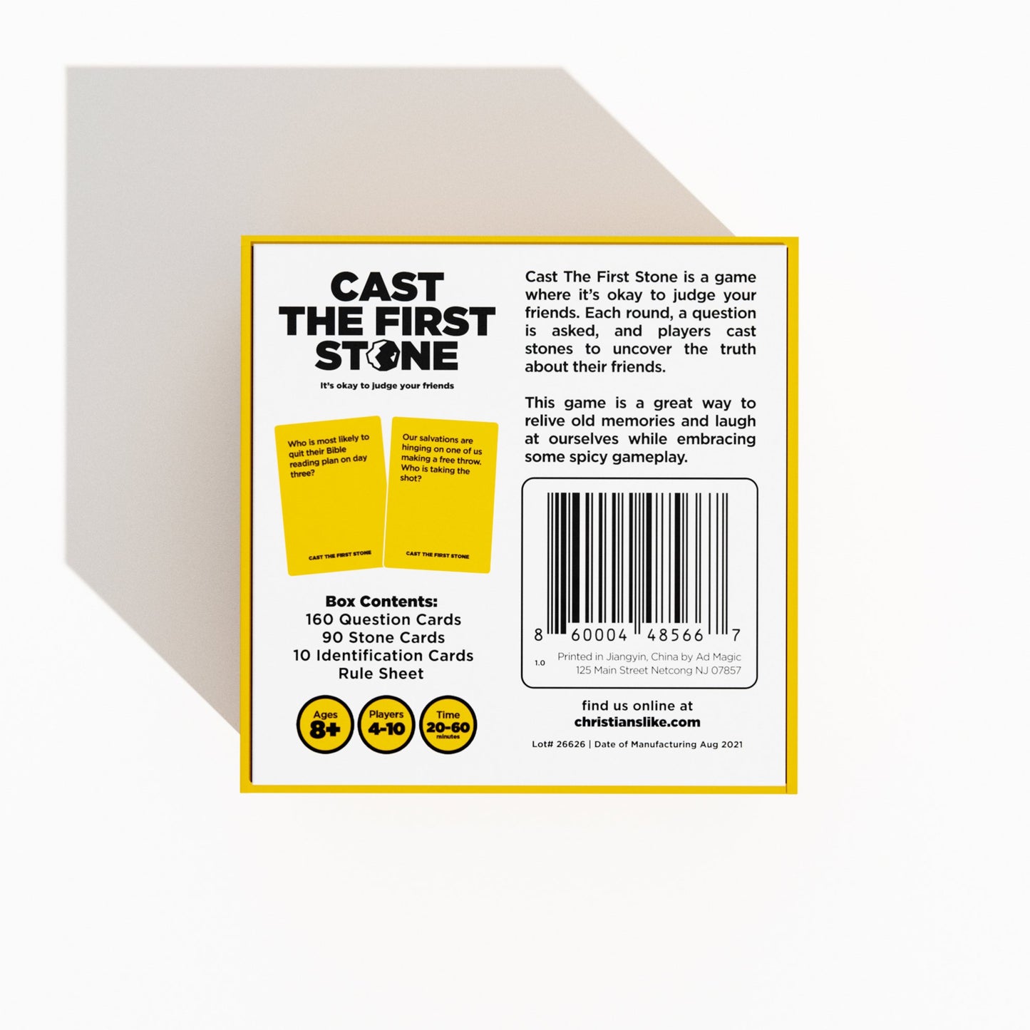 Cast The First Stone - Cards Christians Like